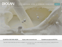 Tablet Screenshot of biolanmb.com